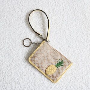 Y2K Coach Fruit Pineapple Keychain/Cardholder